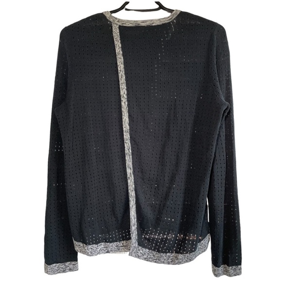 rag & Bone Ariana Perforated Split-Back Sweater size S - Picture 6 of 9